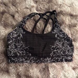Lululemon Athletica Black and White Sports Bra